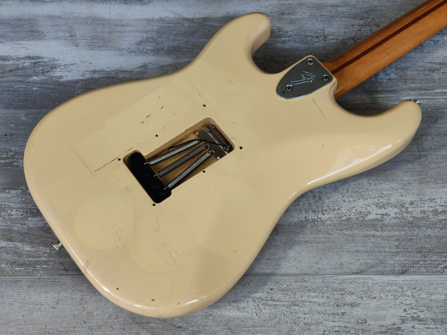 1987 Fender Japan ST72R-55M '72 Reissue Partially-Scalloped Stratocaster (White)