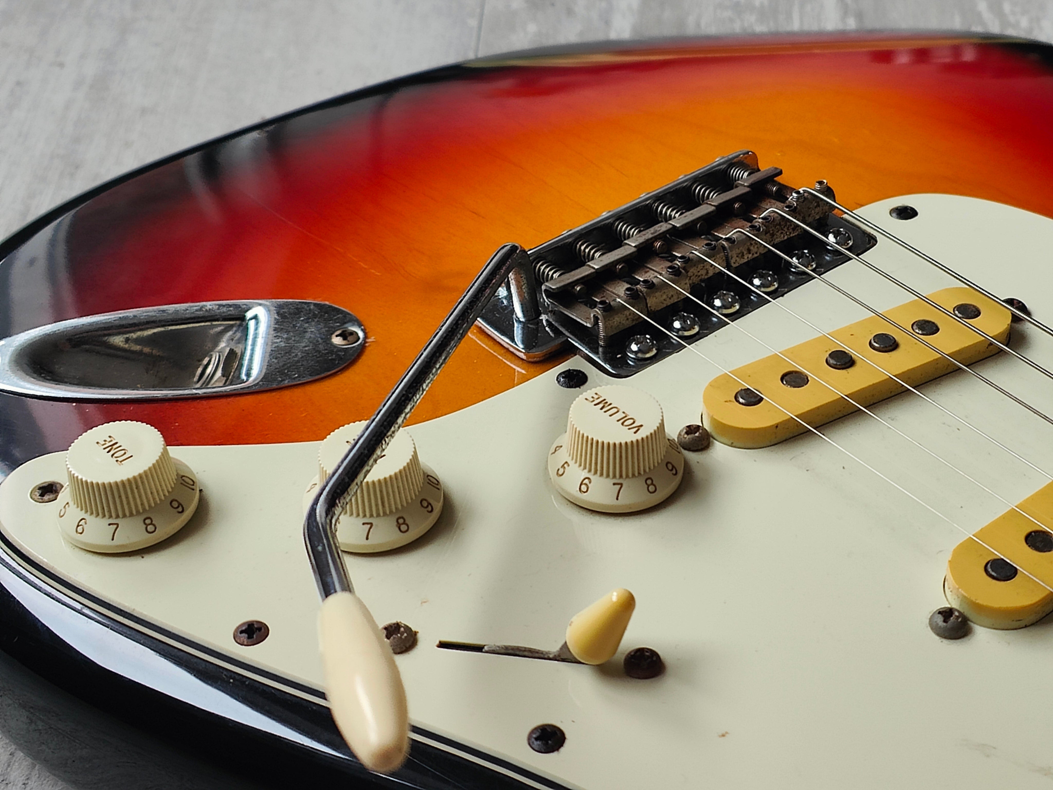 1980's Navigator (by ESP Japan) Custom Order Stratocaster w/Van Zandt  Pickups (Three-Tone Sunburst)