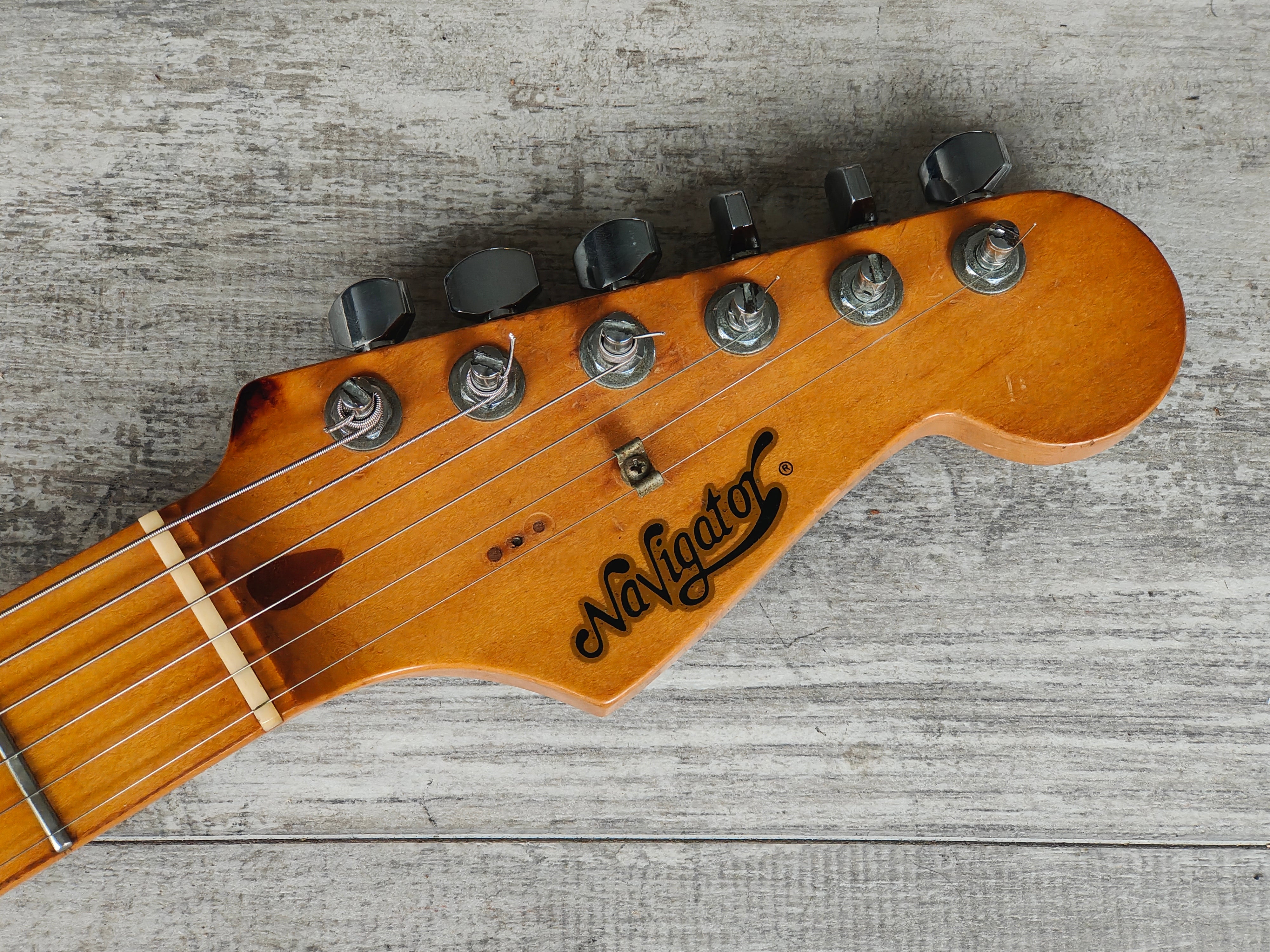 1980's Navigator (by ESP Japan) Custom Order Stratocaster w/Van Zandt  Pickups (Three-Tone Sunburst)