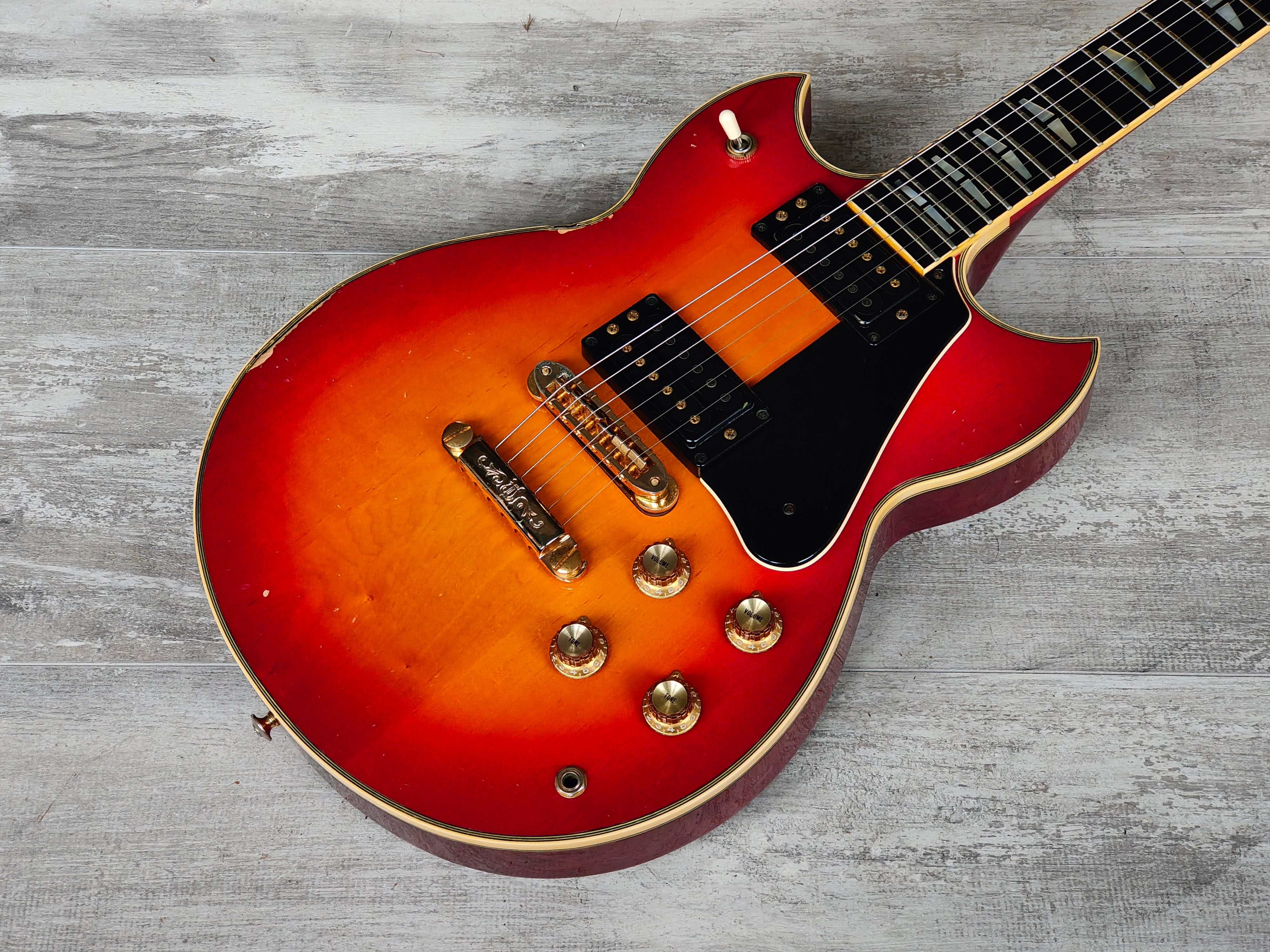 1979 Yamaha Japan SG-2000 Neckthrough Double Cutaway (Cherry Sunburst) –  Cool Old Guitars