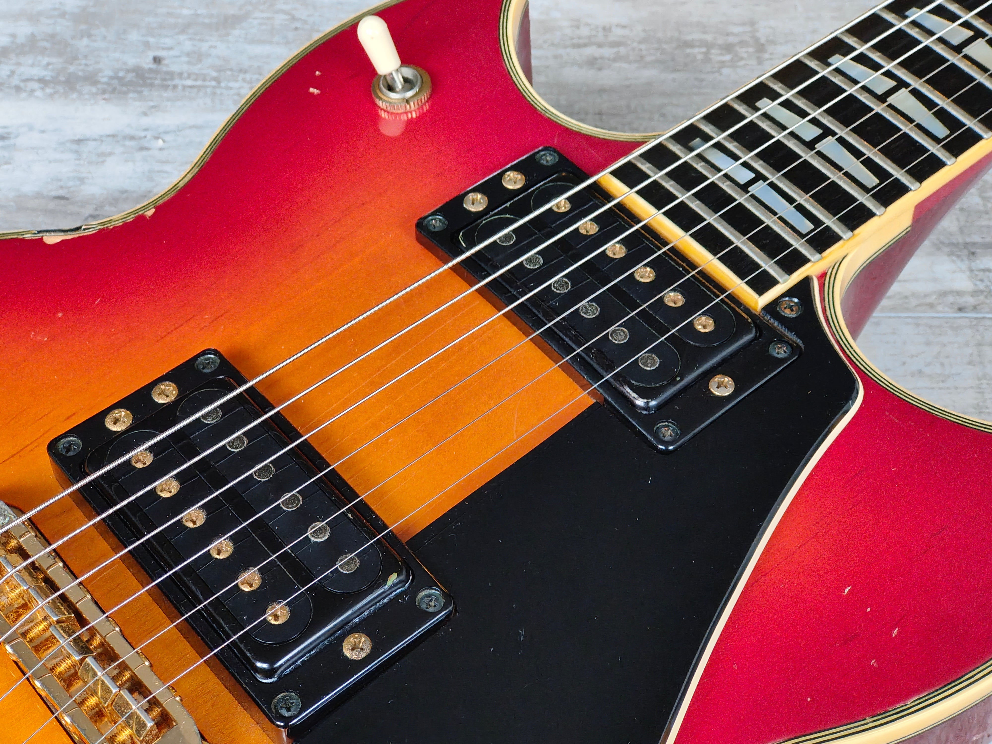 1979 Yamaha Japan SG-2000 Neckthrough Double Cutaway (Cherry Sunburst) –  Cool Old Guitars