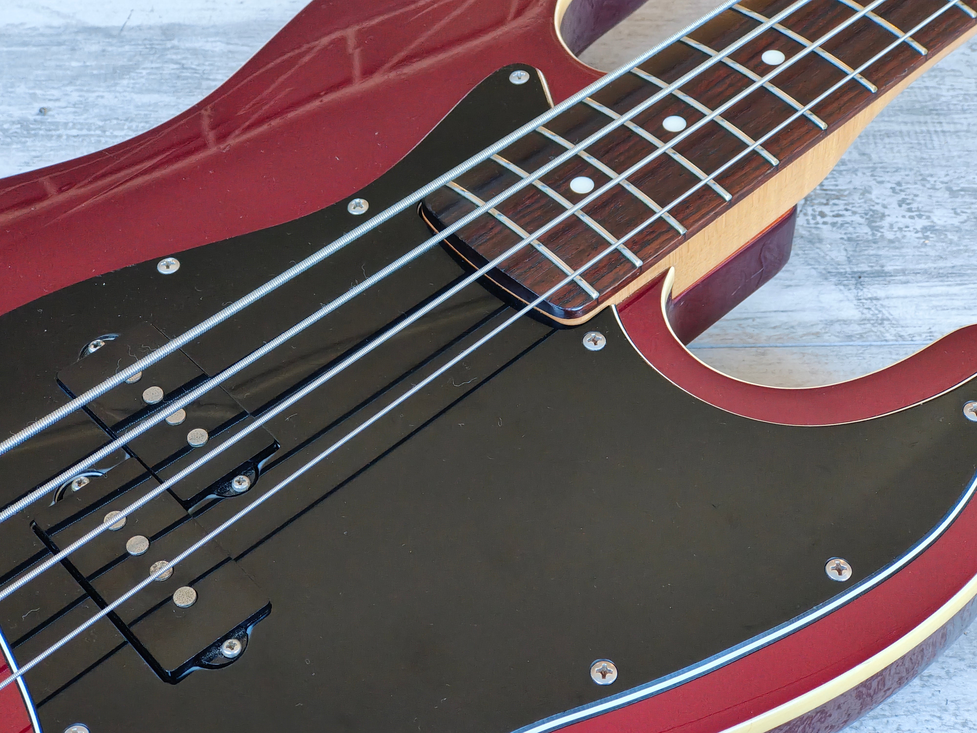 2008 Fender Japan Aerodyne PJ Jazz Bass (Old Candy Apple Red) – Cool Old  Guitars