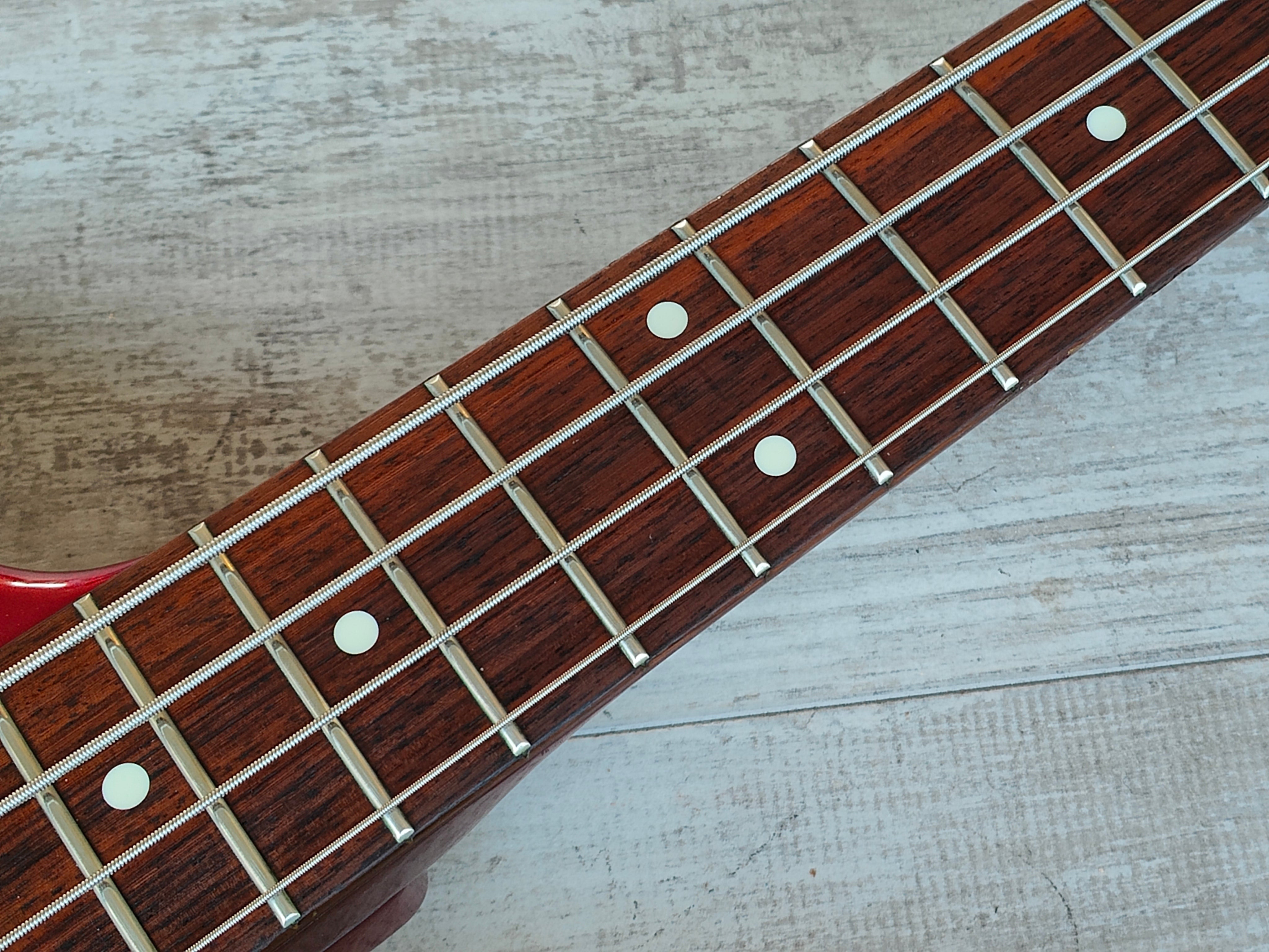 1984 Ibanez Japan DT-670 Destroyer II Vintage Bass (Fire Red)