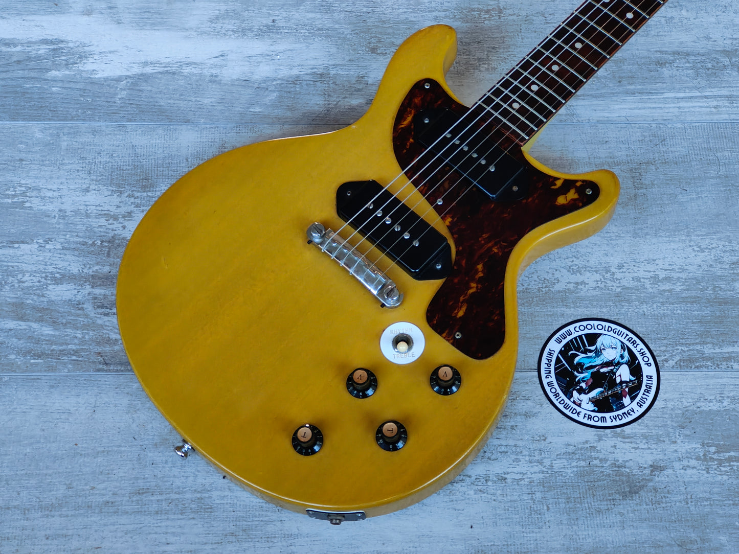 1975 Westminster TV250Y Les Paul Special DC Double Cutaway (TV Yellow)