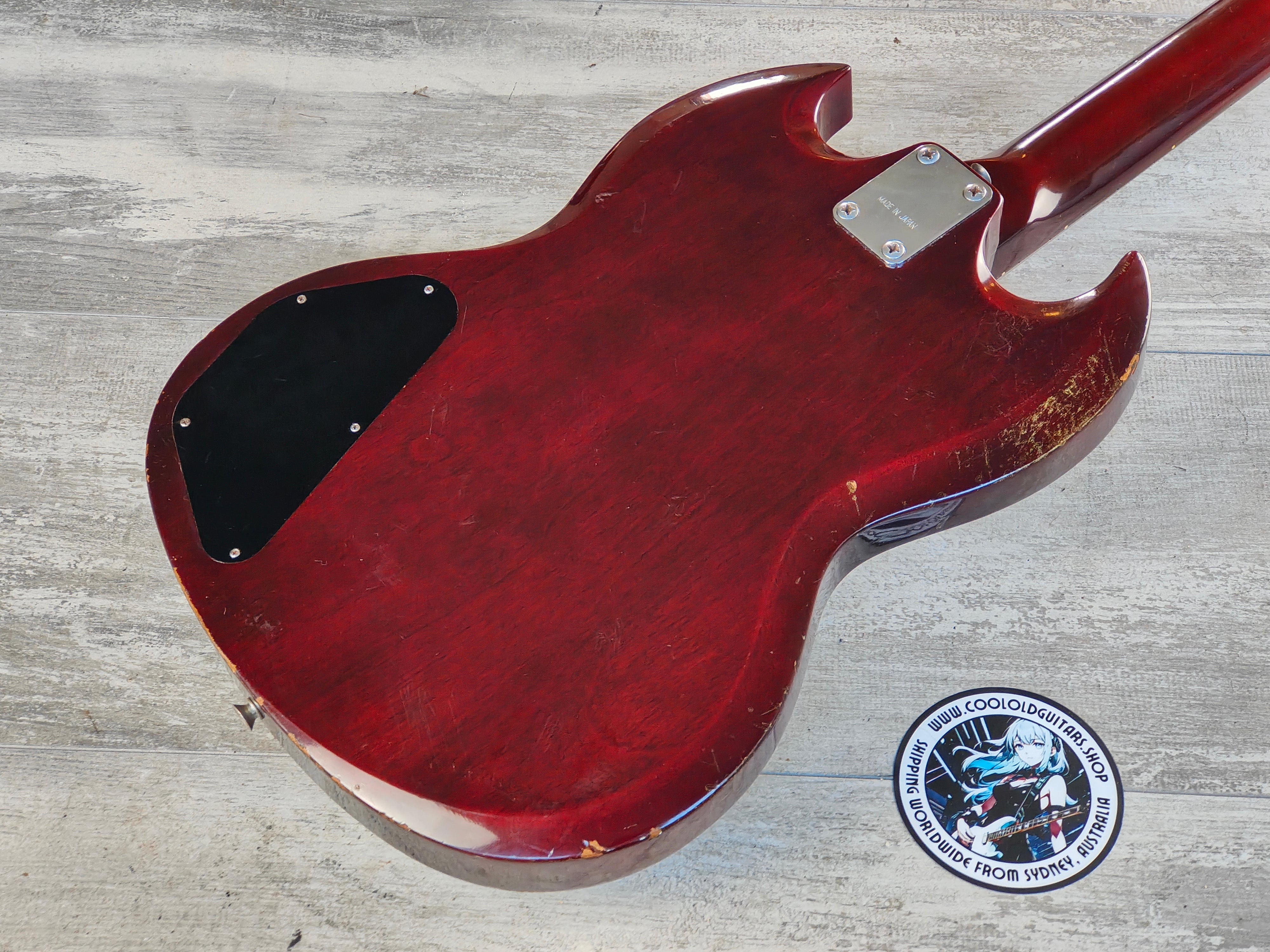 1974 Greco Japan EB420 SG EB Double Cutaway Bass (Cherry Red) – Cool Old  Guitars