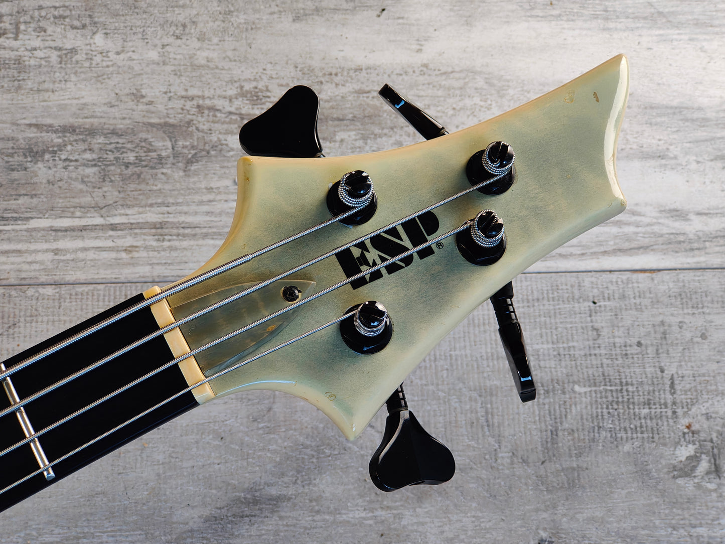 1990's ESP Japan (Pro Ceed) Custom Order Bass (Transparent White)