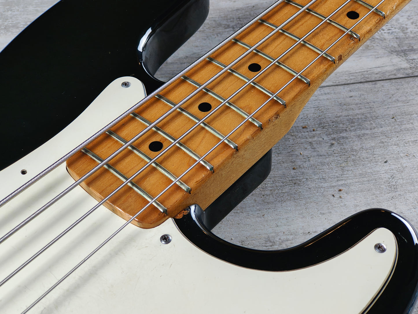 1970's HS Anderson Japan "Busk Bass II" Precision Bass (Black)