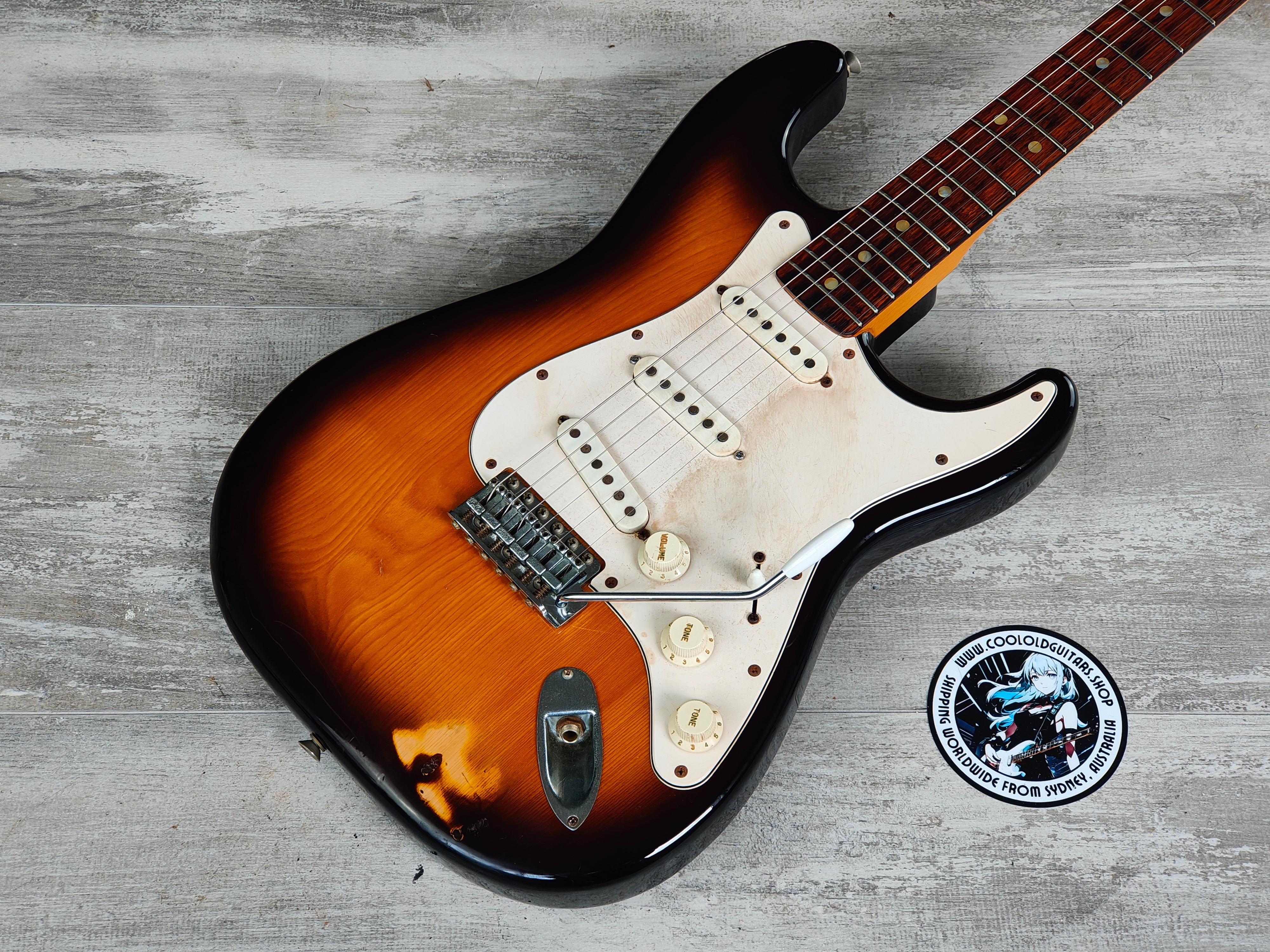 1977 Navigator (by ESP Japan) Esparto SP-01 '62 Reissue Stratocaster (Brown  Sunburst)