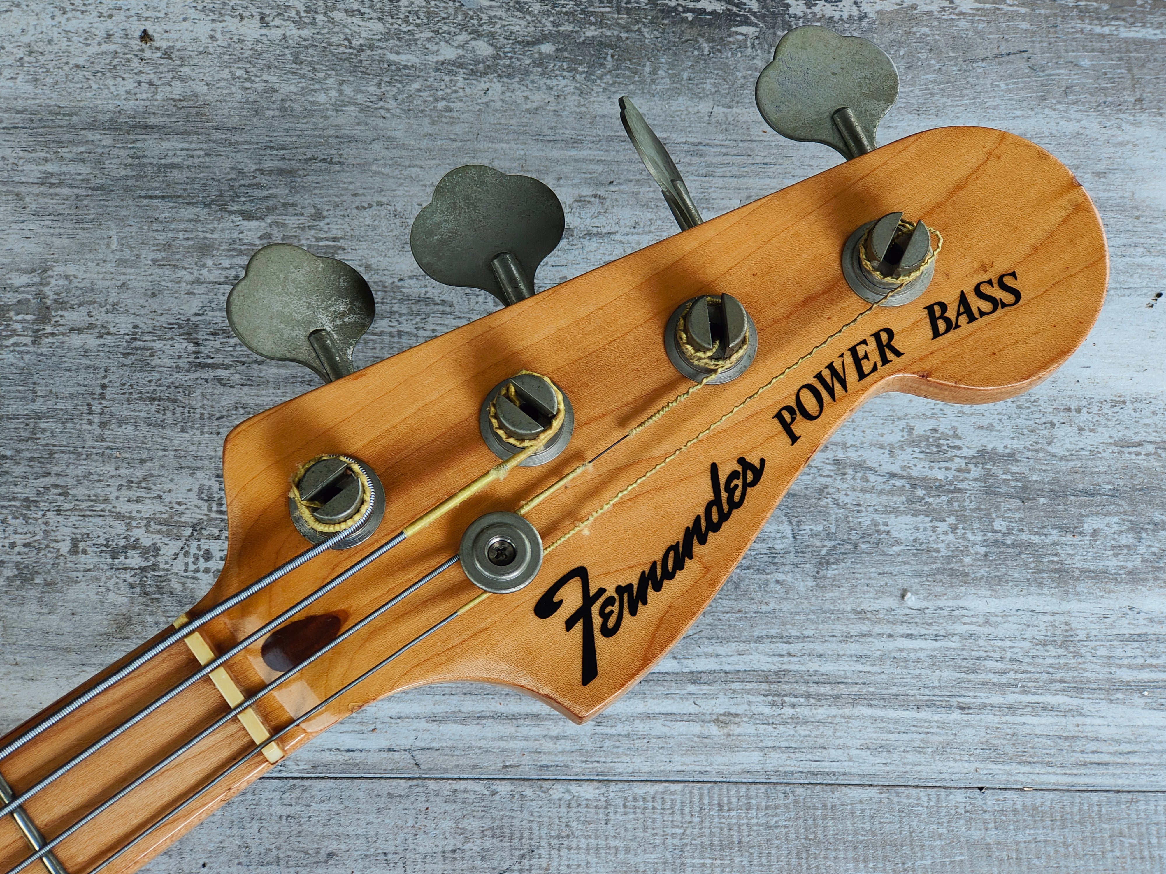 1976 Fernandes Japan FPB-65N Precision Bass (Natural)