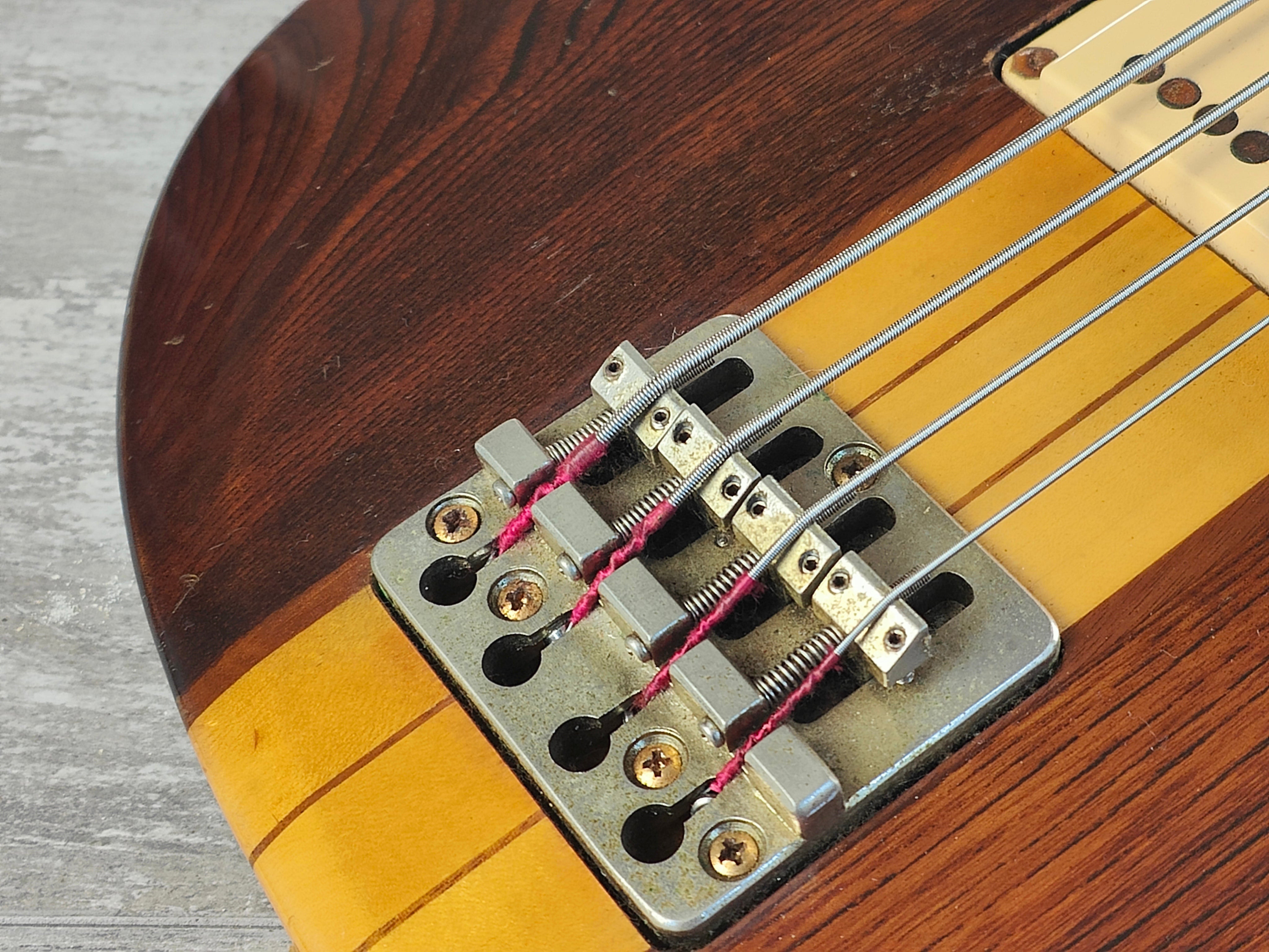 1980 Aria Pro II Japan TSB-550 Thor Sound Neckthrough Electric Bass (Japan  Brown)