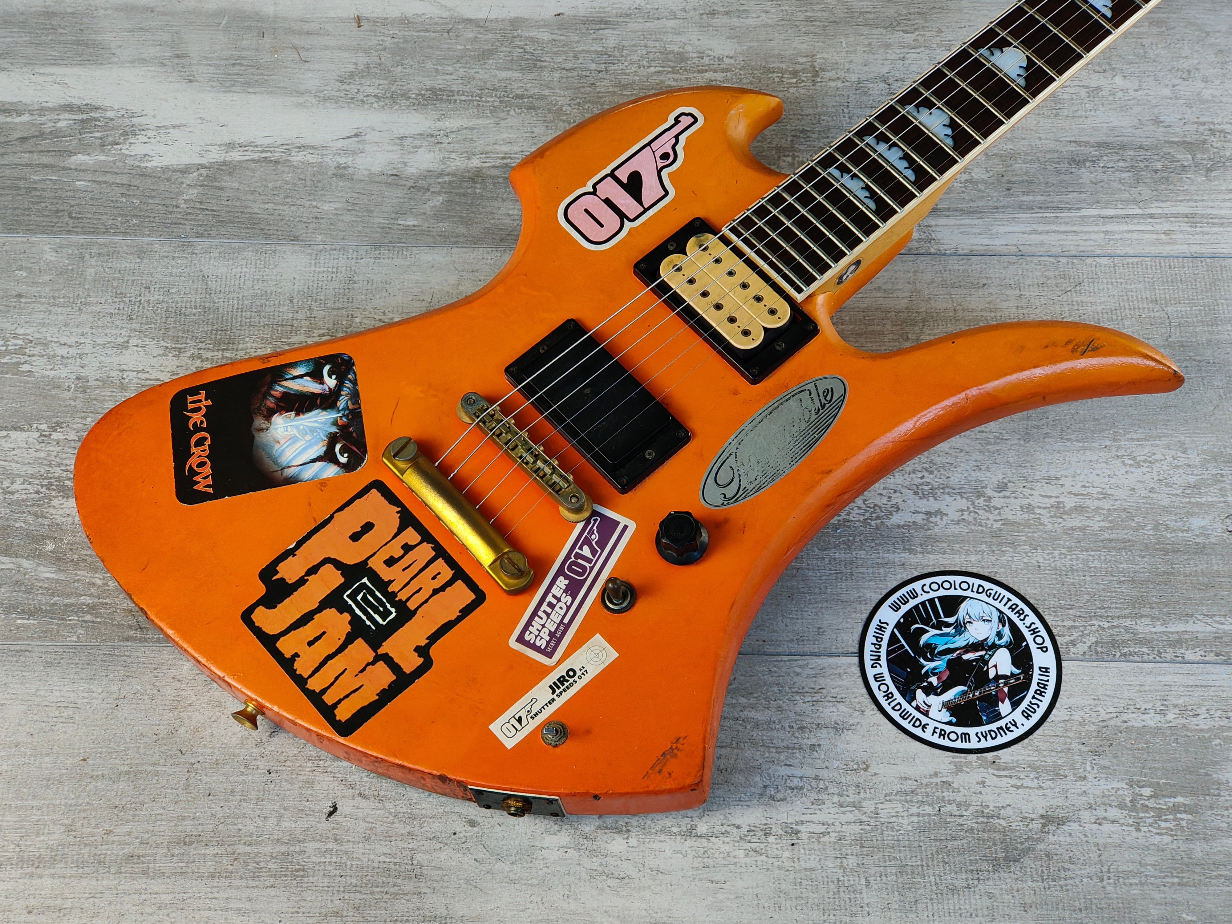 1990's Fernandes Japan MG-80x Mockingbird (Orange)