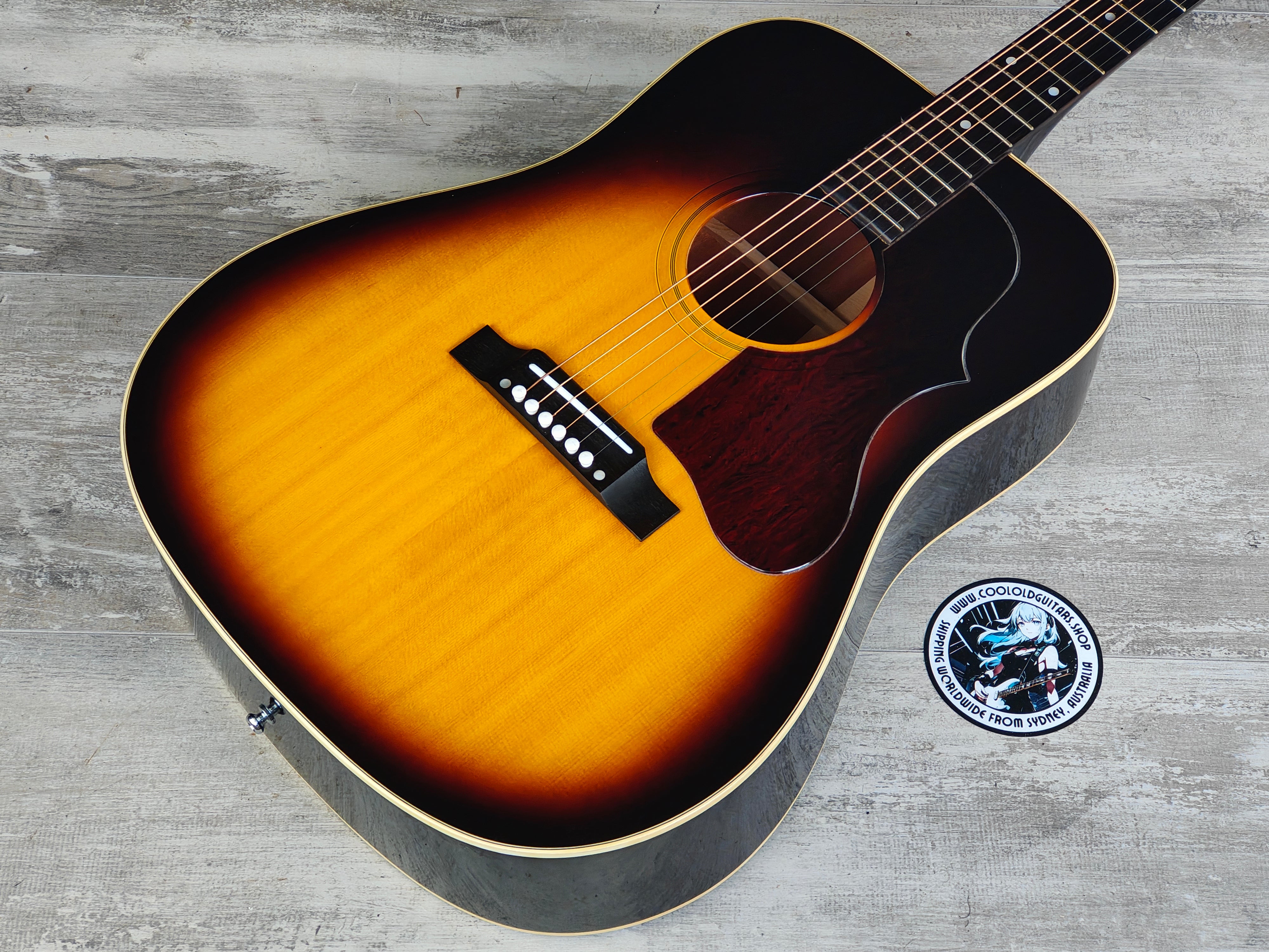 1978 Greco Japan Model 101 Dreadnought Acoustic (Brown Sunburst)