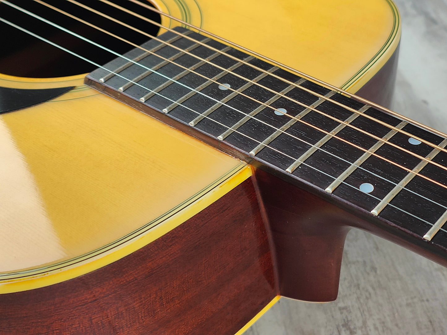 1980's Morris F-20 Japanese Vintage Acoustic Guitar (Natural)