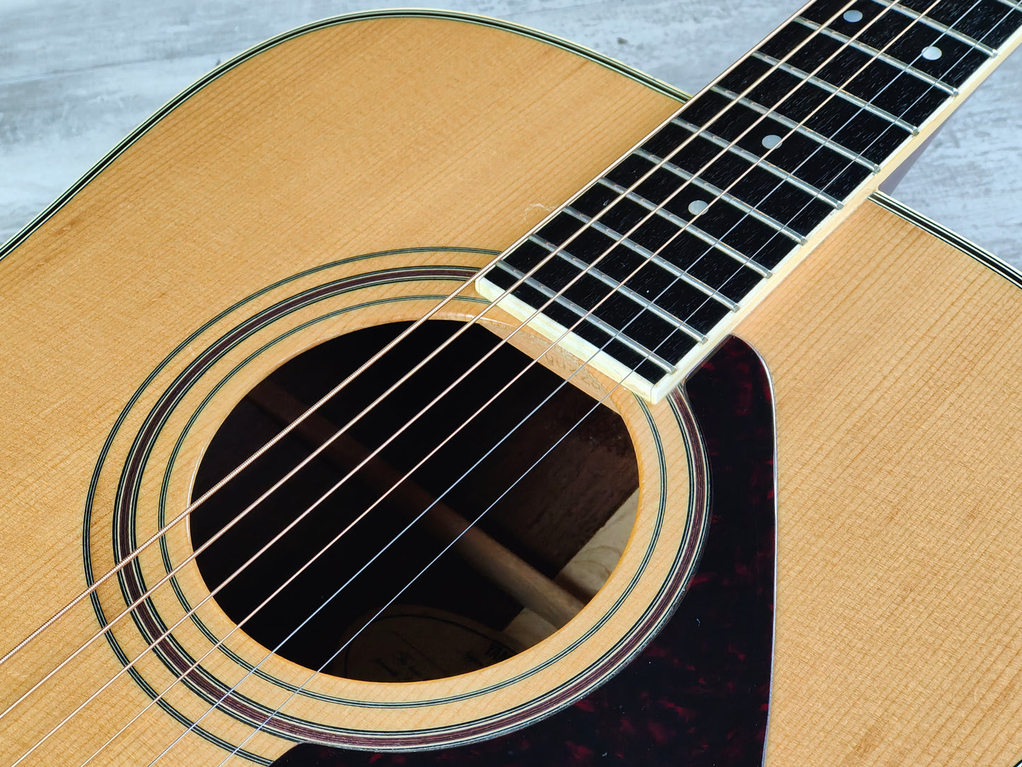 1980 Yamaha L-5 Japanese Vintage Acoustic Dreadnought Guitar (Natural)