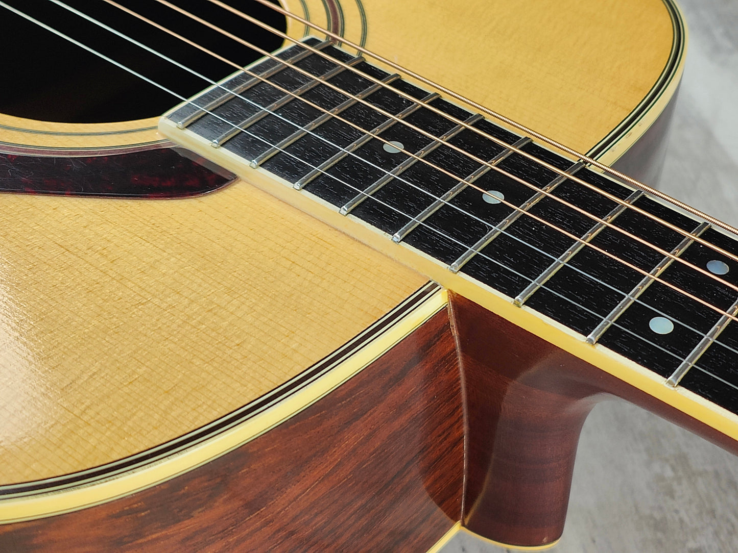 1980 Yamaha L-5 Japanese Vintage Acoustic Dreadnought Guitar (Natural)