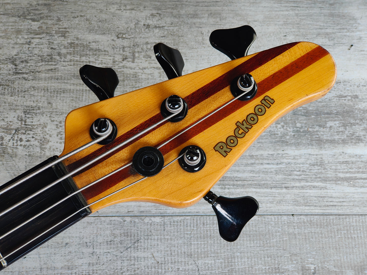 1990's Rockoon Japan (by Kawai) RB Series Neckthrough Bass (Natural)