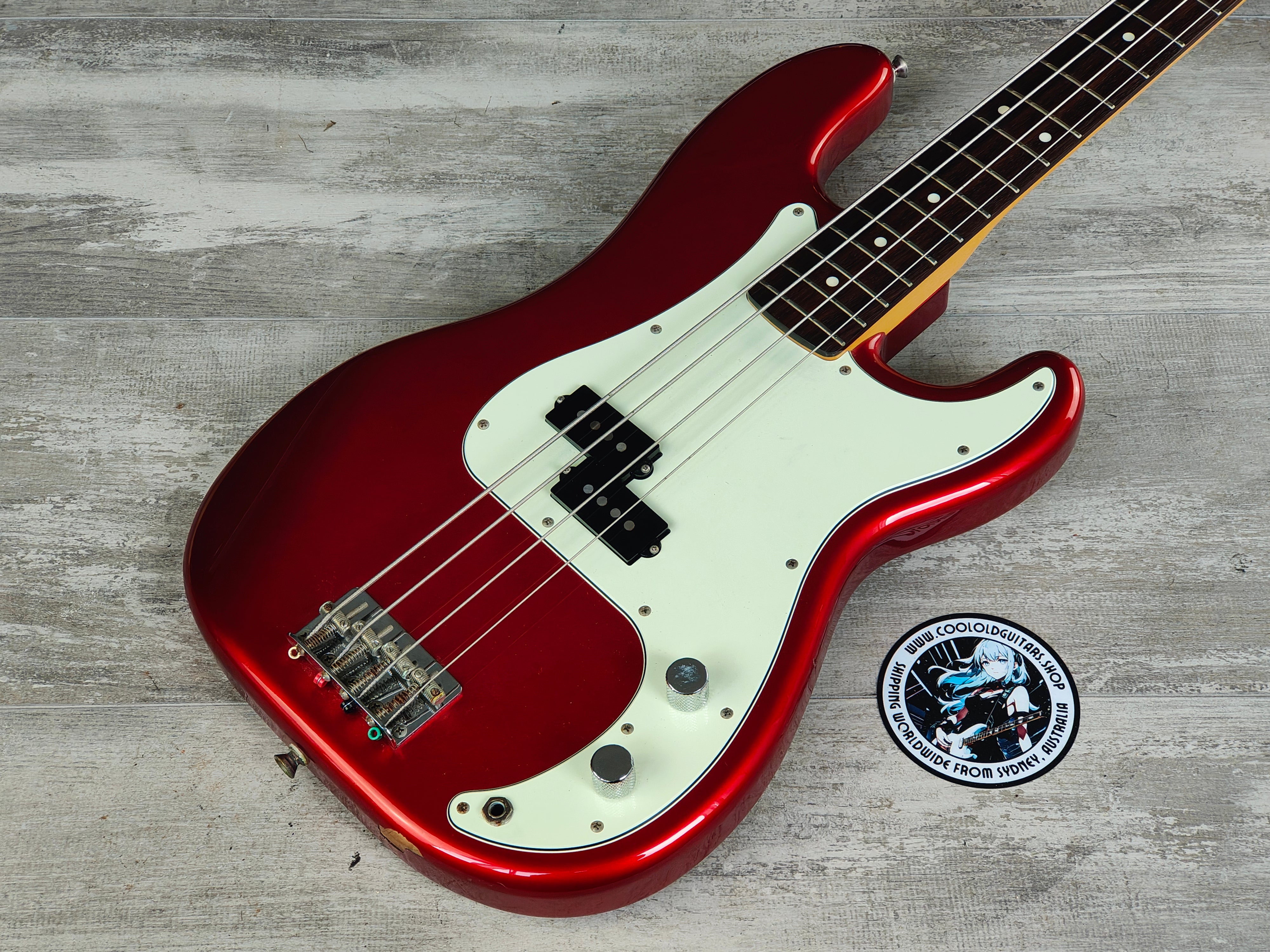 2011 FGN Fujigen Japan NPB100 Neo Classic Precision Bass (Candy Apple –  Cool Old Guitars