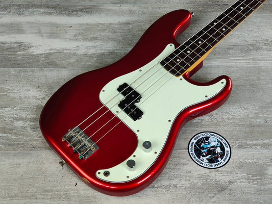 2011 FGN Fujigen Japan NPB100 Neo Classic Precision Bass (Candy Apple Red)