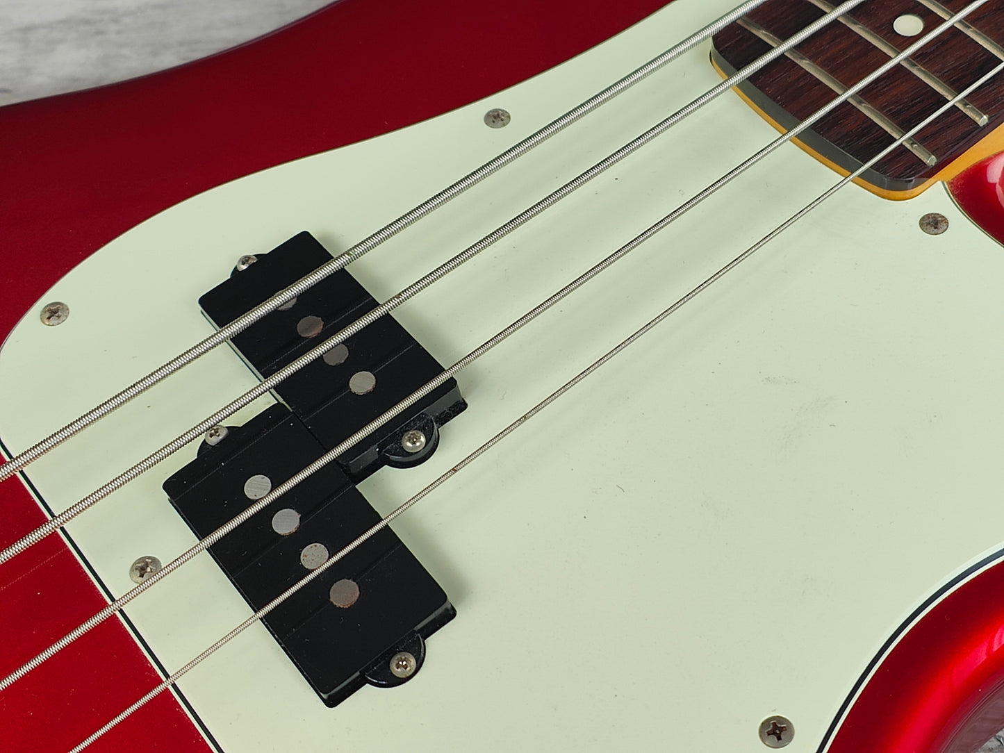 2011 FGN Fujigen Japan NPB100 Neo Classic Precision Bass (Candy Apple Red)