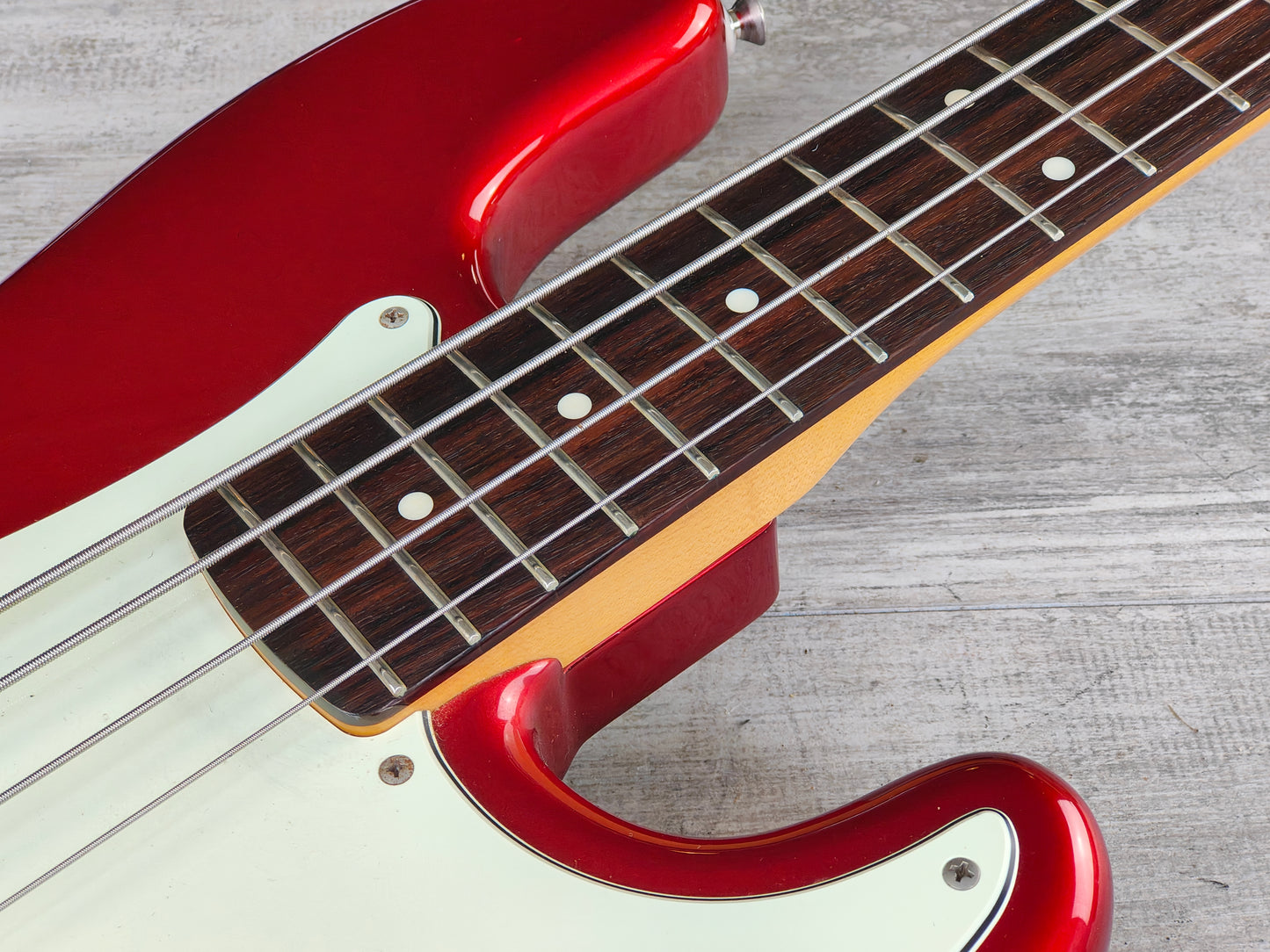 2011 FGN Fujigen Japan NPB100 Neo Classic Precision Bass (Candy Apple Red)