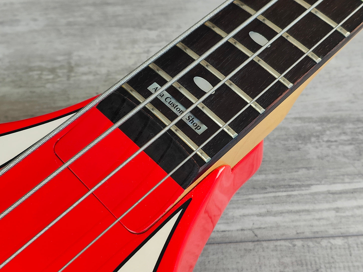 1993 Aria Pro II Custom Shop "Tsunematsu Matsui" Signature Bass (Red)