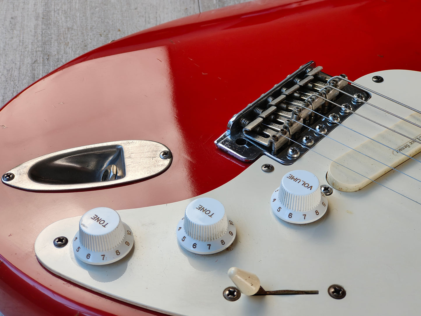 1993 Fender Japan ST54-85LS '54 Reissue Clapton Stratocaster (Torino Red)