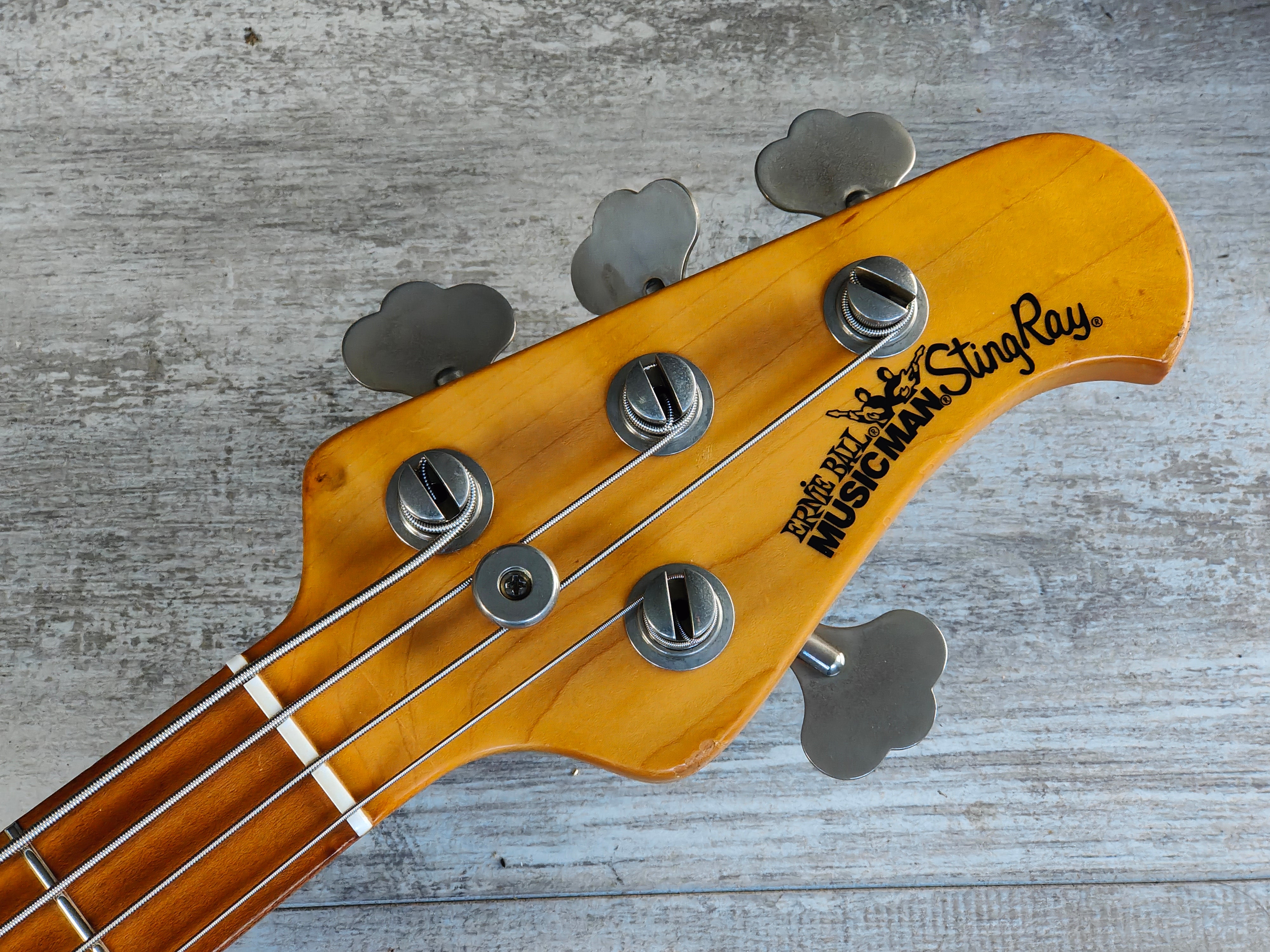 1999 Ernie Ball Music Man USA Stingray Bass (Natural) – Cool Old Guitars