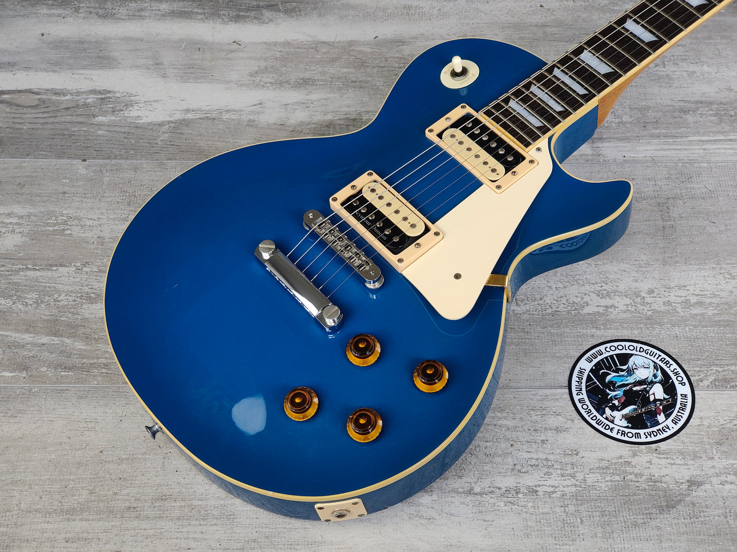 2000's Edwards Japan Limited E-LP-85SD Les Paul Standard (Blue)