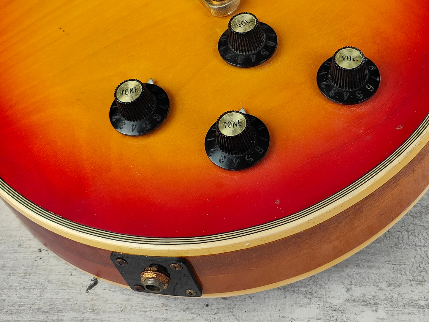 1978 Greco Japan EG-500C Les Paul Custom (Cherry Sunburst)