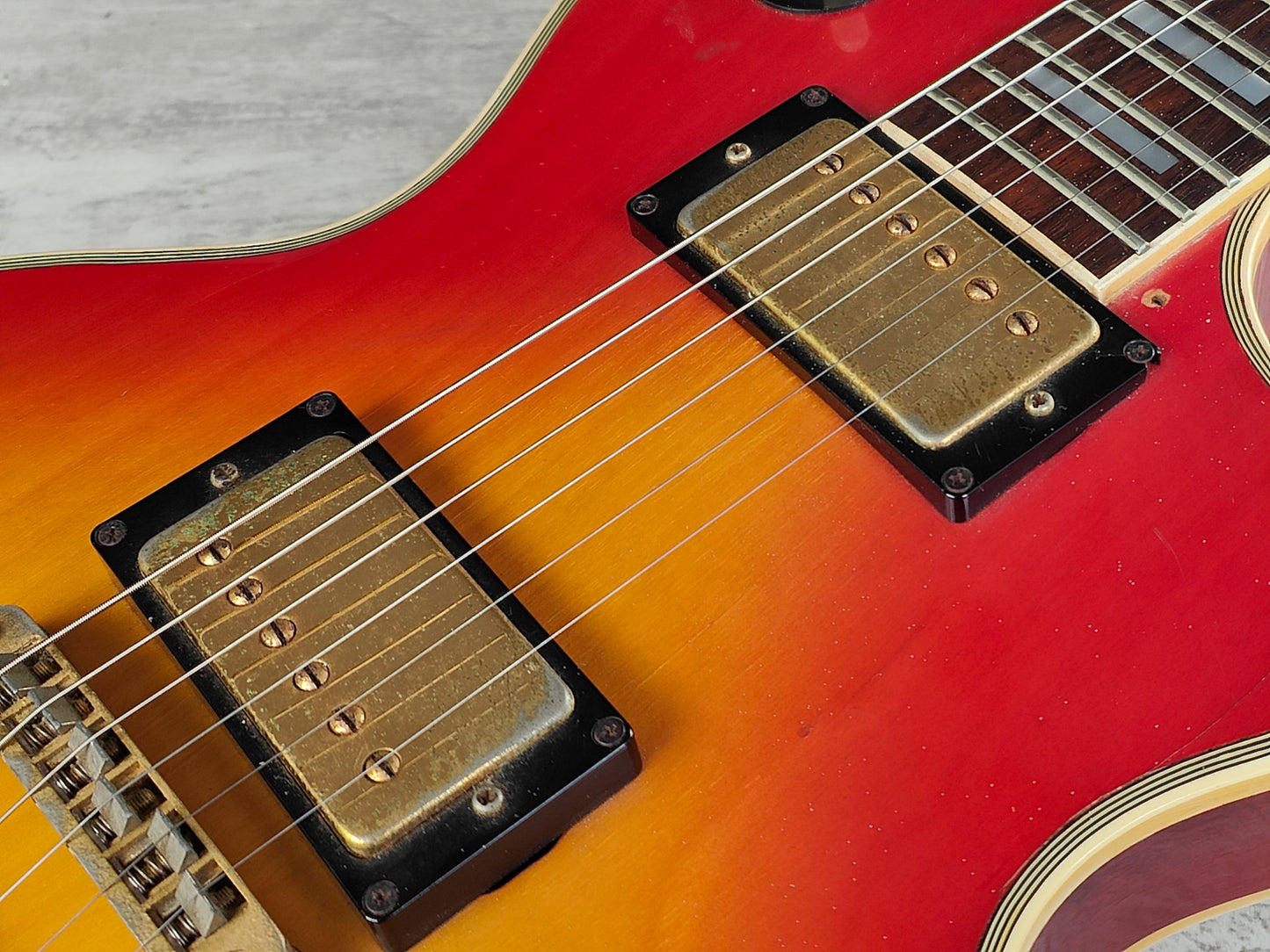 1978 Greco Japan EG-500C Les Paul Custom (Cherry Sunburst)