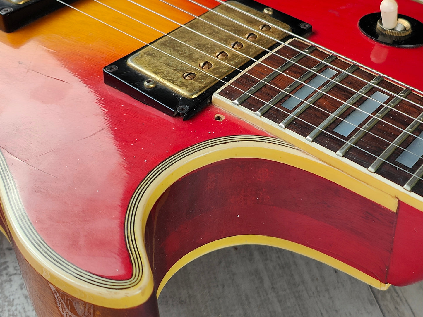 1978 Greco Japan EG-500C Les Paul Custom (Cherry Sunburst)