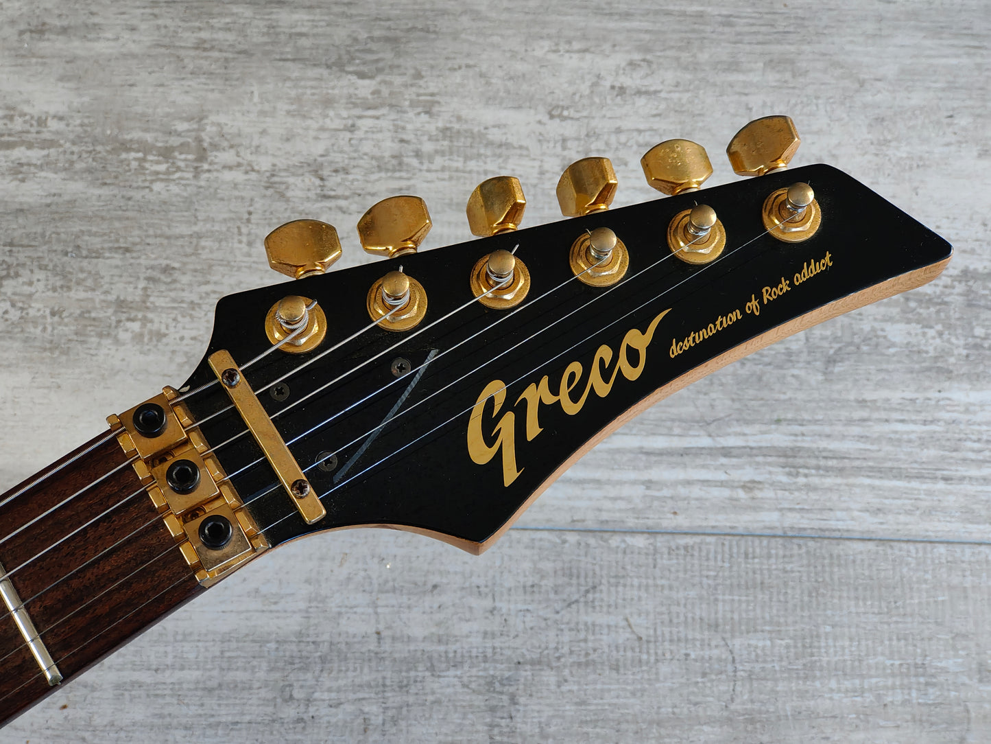 1996 Greco Japan WP-650 "Wild Pecker" Superstrat (Natural Ash)