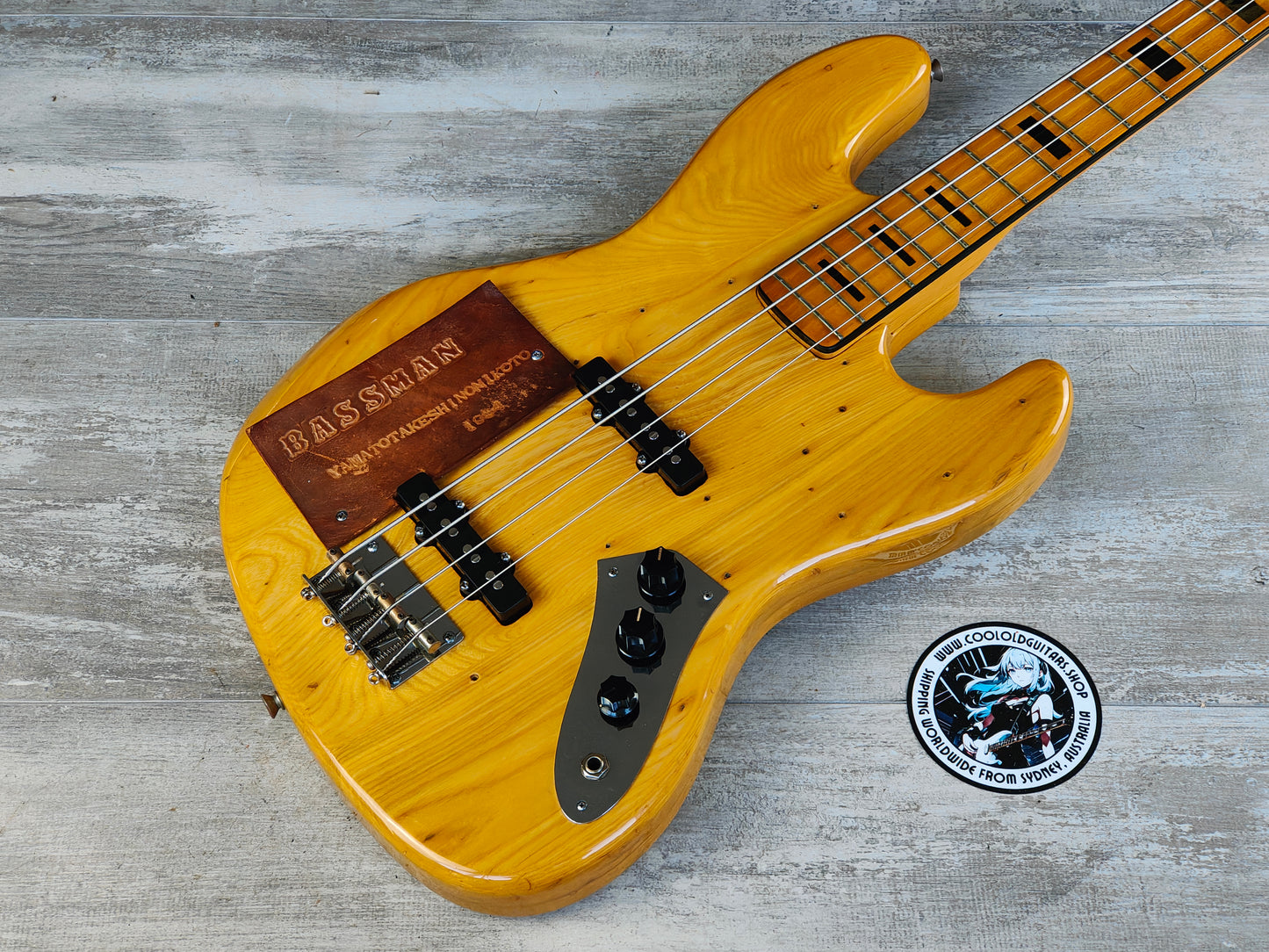 1973 Greco JB-500N "The Bassman" Jazz Bass (Natural)