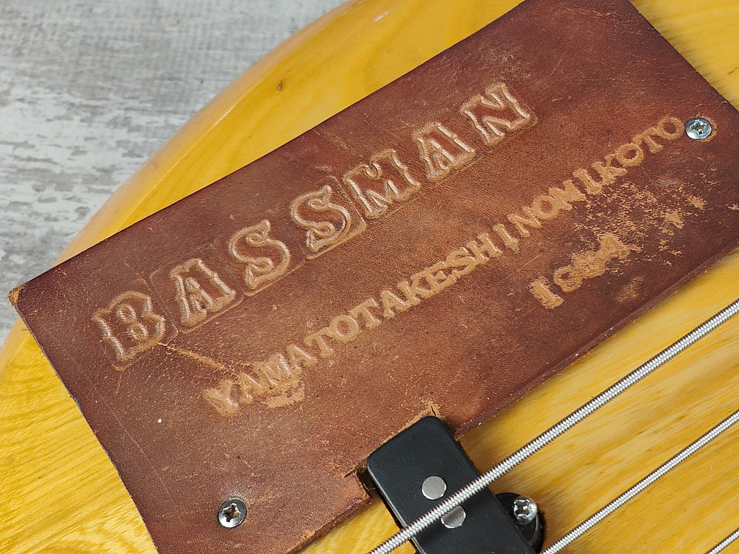 1973 Greco JB-500N "The Bassman" Jazz Bass (Natural)