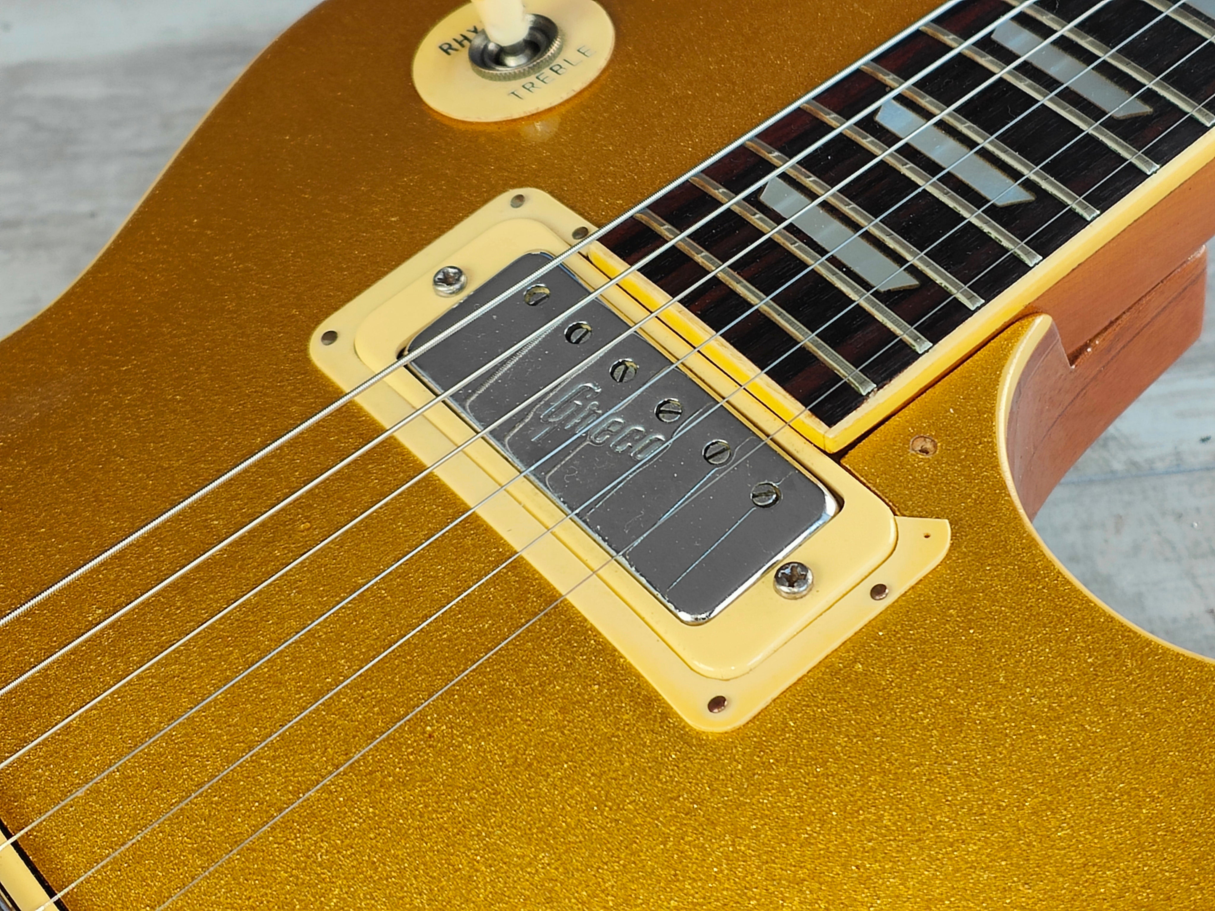 1974 Greco Japan EG-550GS Goldtop Les Paul Deluxe w/Mini Humbuckers – Cool  Old Guitars