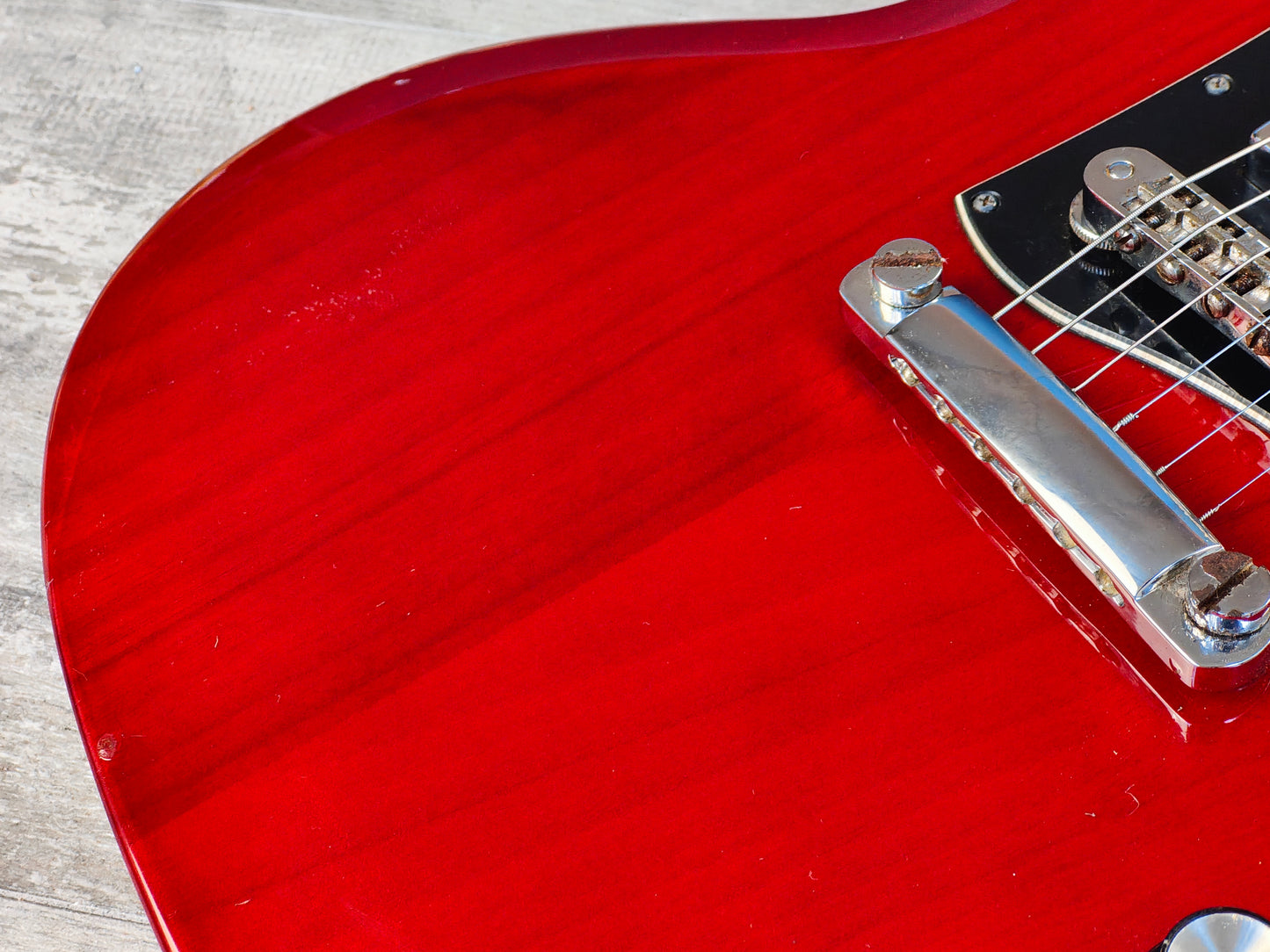 Blitz by Aria Pro II SG Double Cutaway (Cherry Red)