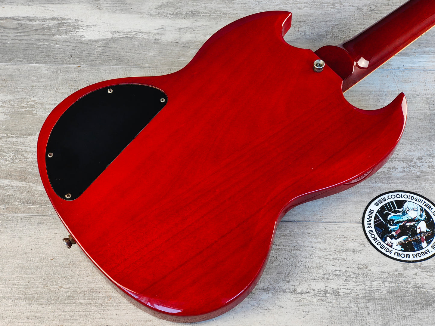 Blitz by Aria Pro II SG Double Cutaway (Cherry Red)