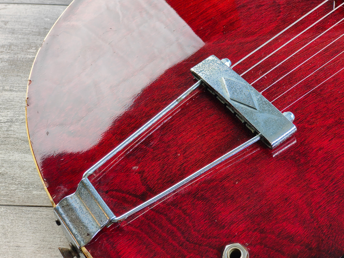 1977 Greco Japan SA-550R ES-335 Hollowbody Electric Guitar (Cherry Red)