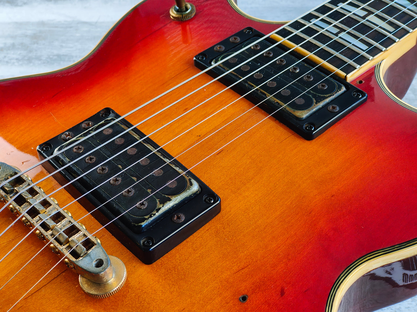 1979 Yamaha Japan SG-1000 Double Cutaway (Cherry Sunburst)