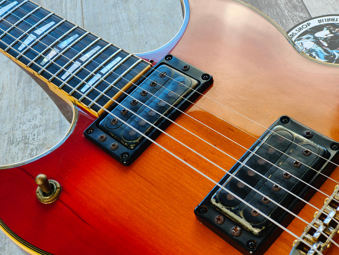 1979 Yamaha Japan SG-1000 Double Cutaway (Cherry Sunburst)