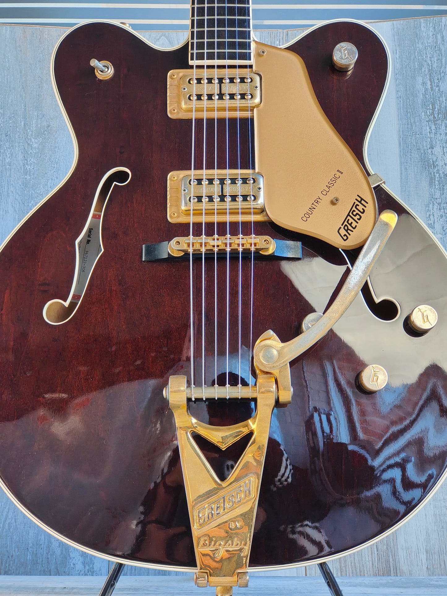 1996 Gretsch Japan 6122 Country Classic II Hollowbody w/Bigsby (Walnut)