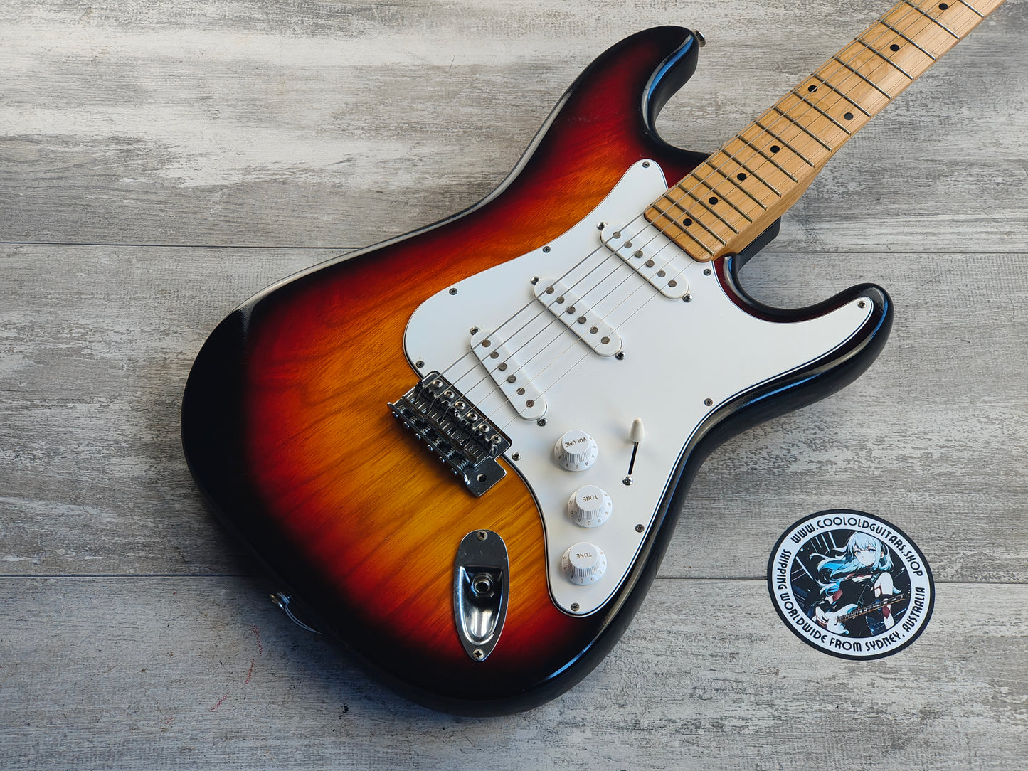 1970's Holly Japan (by Suzuki) Stratocaster (Sunburst)