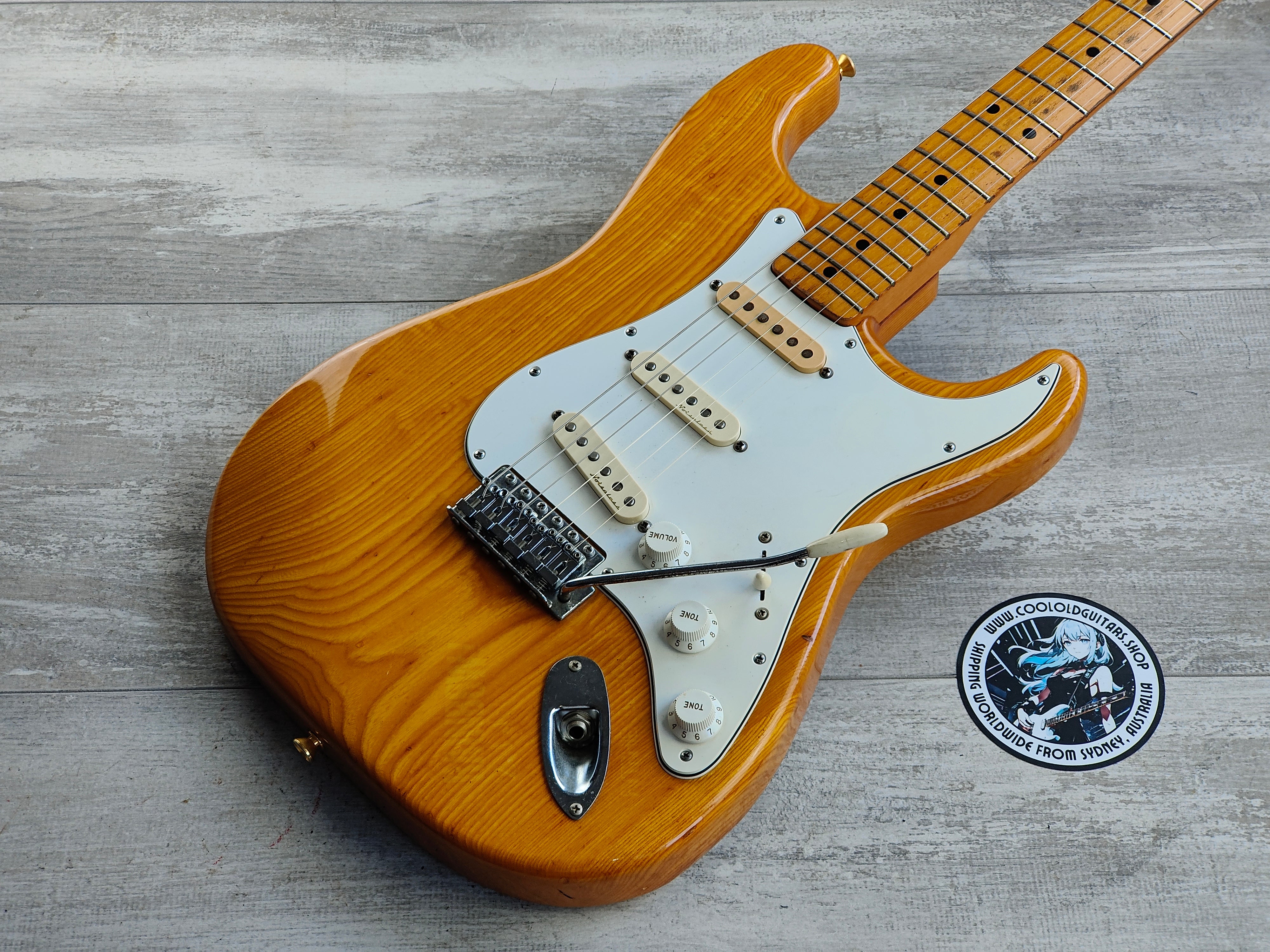 1977 Navigator (by ESP Japan) Esparto SP-01 Stratocaster (Natural) – Cool  Old Guitars