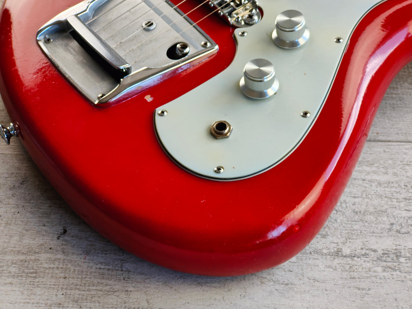 1966 Yamaha Japan SG-2 Offset Electric (Coral Red)