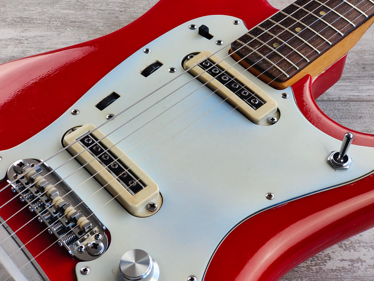 1966 Yamaha Japan SG-2 Offset Electric (Coral Red)