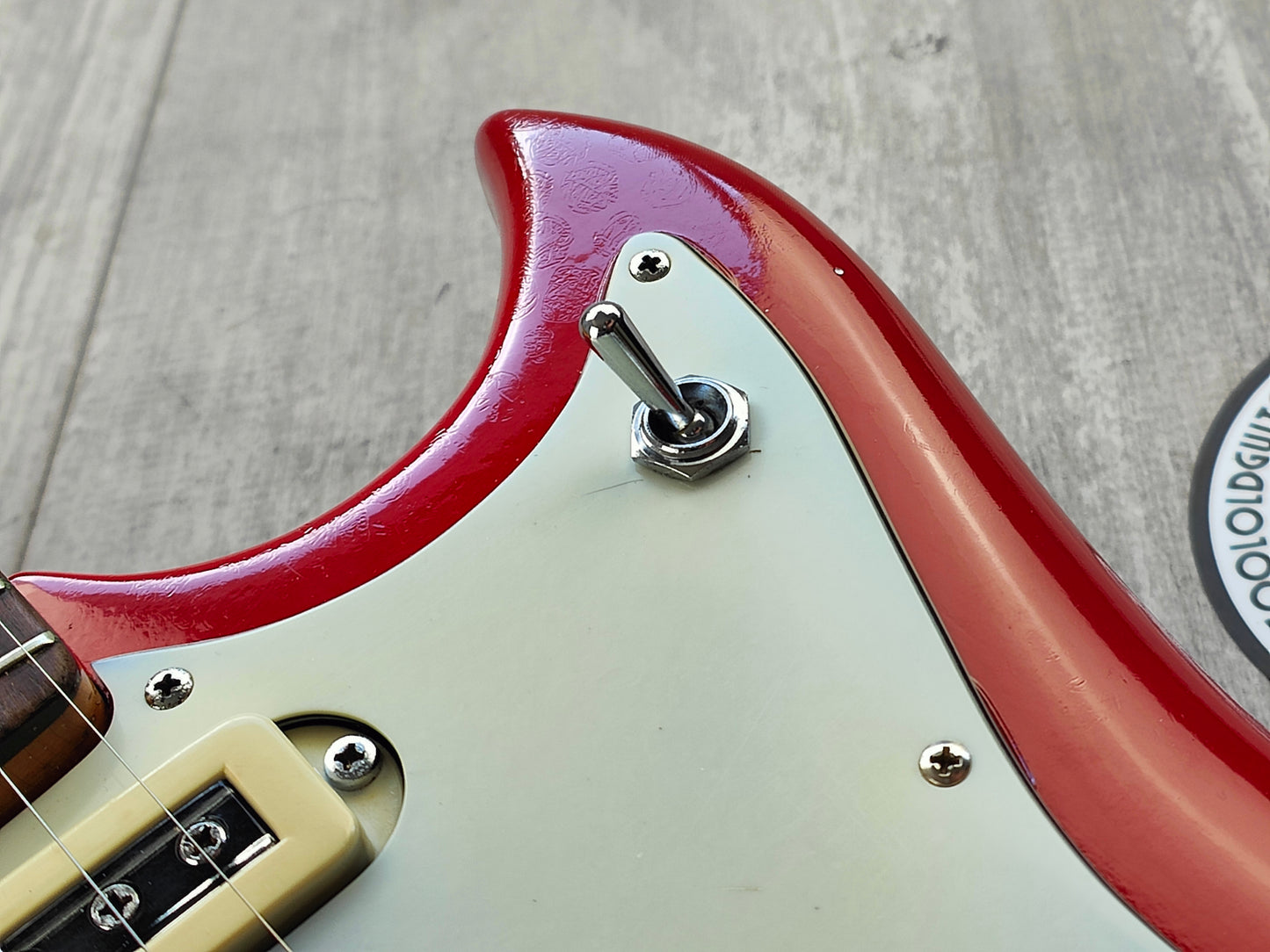 1966 Yamaha Japan SG-2 Offset Electric (Coral Red)