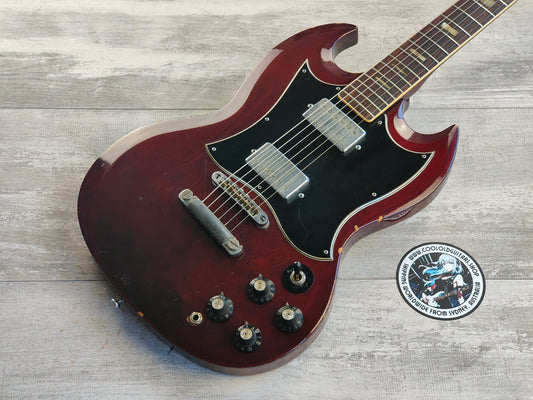 1974 Greco Japan SG-360 '60's Reissue SG Double Cutaway (Cherry Red)