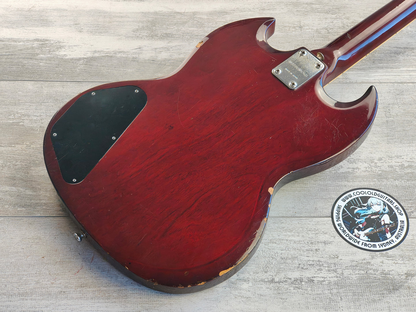 1974 Greco Japan SG-360 '60's Reissue SG Double Cutaway (Cherry Red)