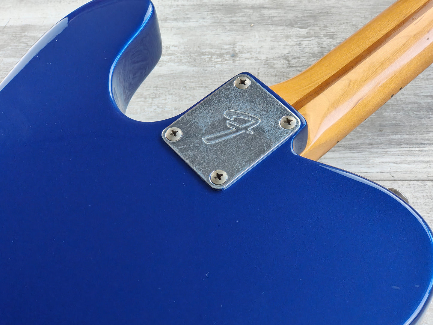 1988 Fender Japan TL67-70SPL Keith Richards Model Telecaster (Royal Blue Refinish)