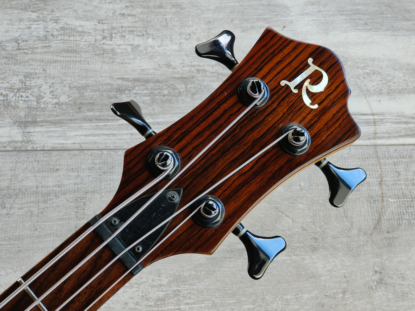 2000's BC Rich Mockingbird Bass (Transparent Black Burst)